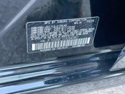 2025 Subaru Impreza Base