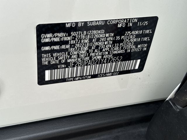 2026 Subaru Outback Premium