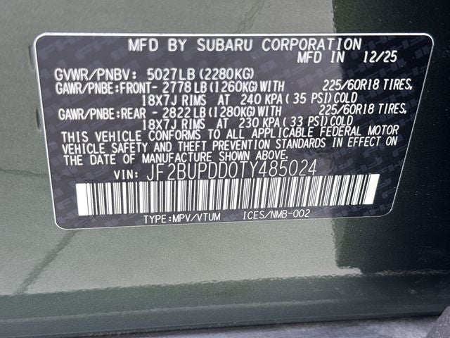 2026 Subaru Outback Limited