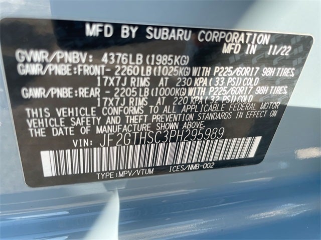 2023 Subaru Crosstrek Sport