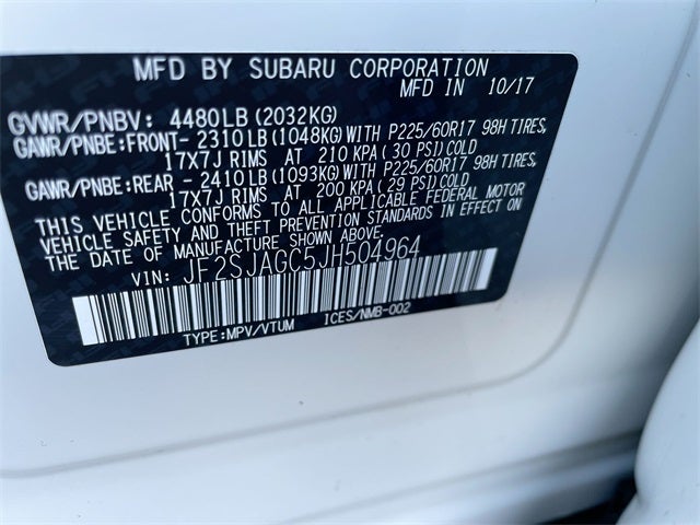 2018 Subaru Forester 2.5i Premium