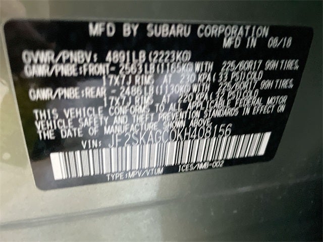 2019 Subaru Forester Premium