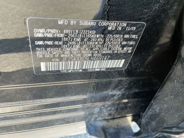 2020 Subaru Forester Touring