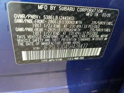 2025 Subaru Forester Hybrid Sport