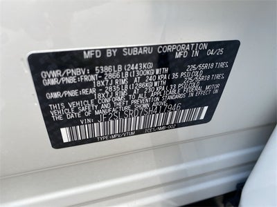 2025 Subaru FORESTER Limited Hybrid