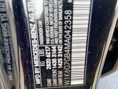 2021 Mercedes-Benz S-Class S 580 4MATIC®