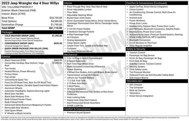 2023 Jeep Wrangler 4xe Base