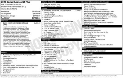 2025 Dodge Durango GT Plus