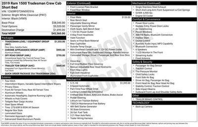 2019 RAM 1500 Tradesman