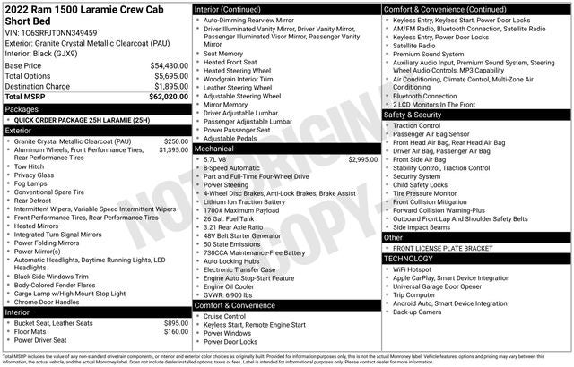 2022 RAM 1500 Laramie