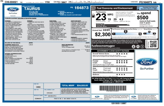 2015 Ford Taurus SEL