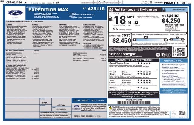 2023 Ford Expedition Max Limited
