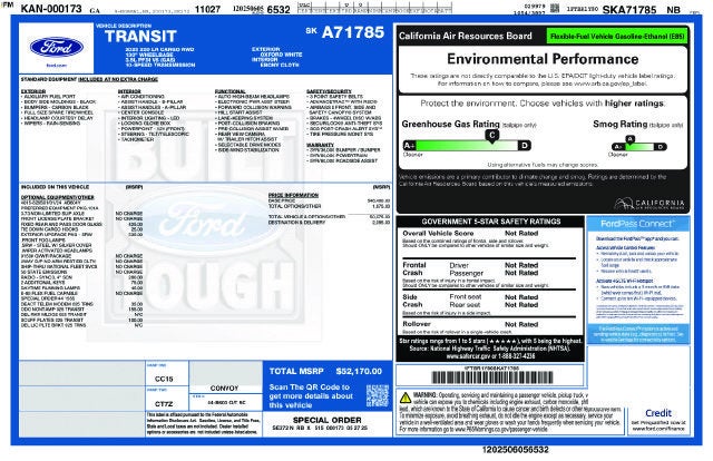 2025 Ford Transit Cargo Van BASE