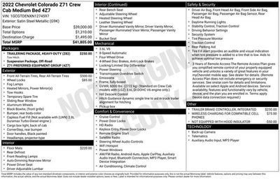 2022 Chevrolet Colorado Z71