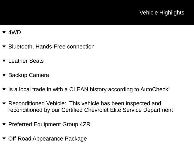 2019 Chevrolet Colorado ZR2