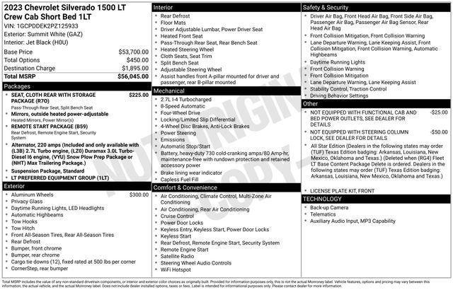 2023 Chevrolet Silverado 1500 LT LT1