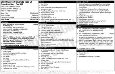 2023 Chevrolet Silverado 1500 LT LT1