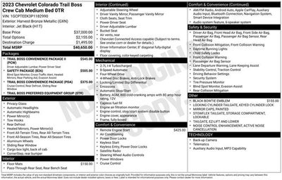 2023 Chevrolet Colorado Trail Boss