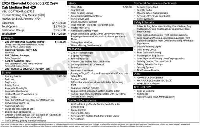 2024 Chevrolet Colorado ZR2