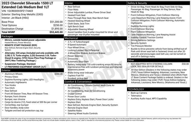 2023 Chevrolet Silverado 1500 LT LT1
