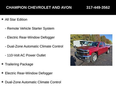 2018 Chevrolet Silverado 1500 LT LT1