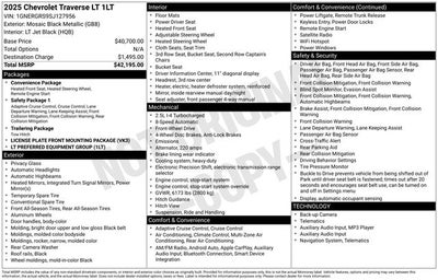 2025 Chevrolet Traverse LT 1LT