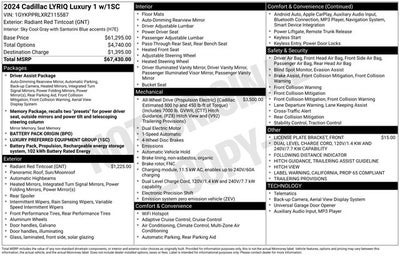 2024 Cadillac LYRIQ Luxury