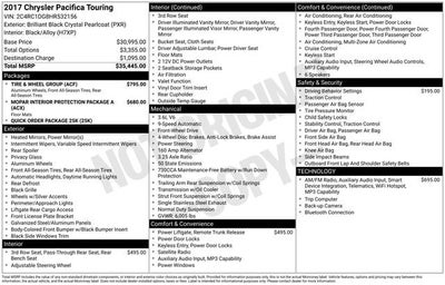 2017 Chrysler Pacifica Touring