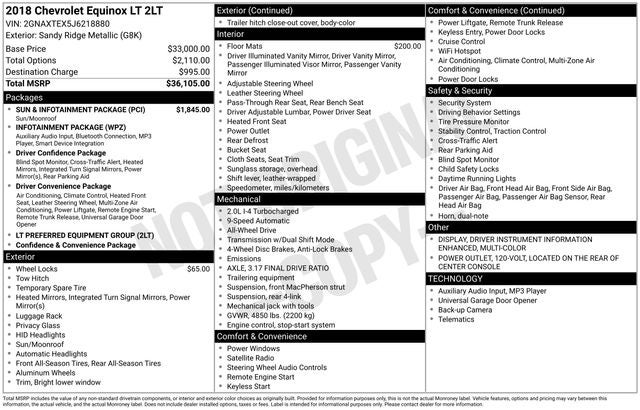 2018 Chevrolet Equinox LT