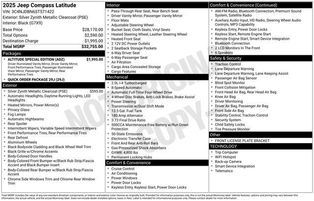2025 Jeep Compass Latitude