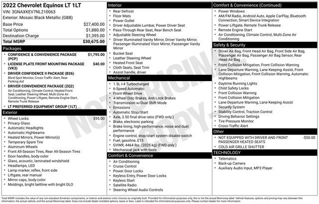 2022 Chevrolet Equinox LT