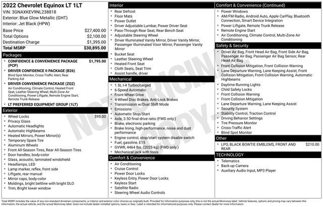 2022 Chevrolet Equinox LT