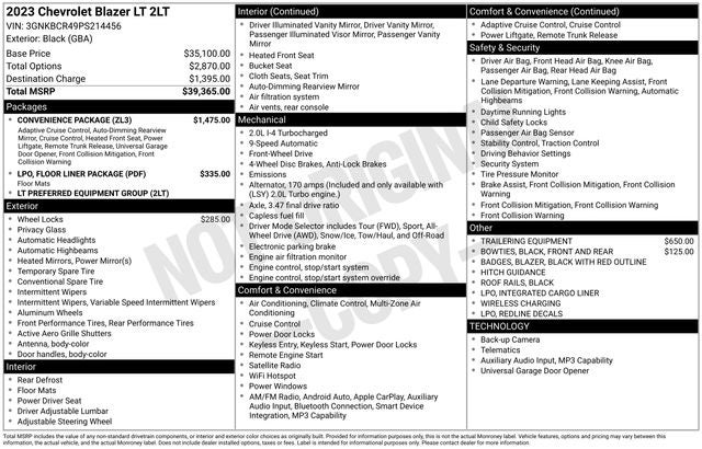 2023 Chevrolet Blazer LT