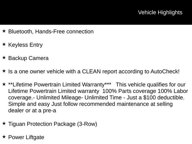 2023 Volkswagen Tiguan 2.0T SE