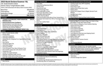 2023 Buick Enclave Essence