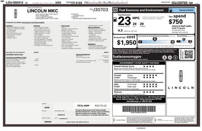 2016 Lincoln MKC Select