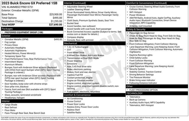 2023 Buick Encore GX Preferred