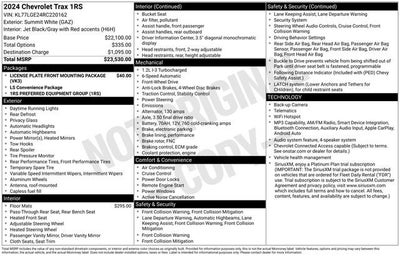 2024 Chevrolet Trax 1RS