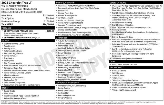 2025 Chevrolet Trax LT