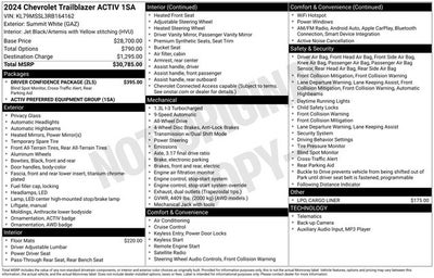 2024 Chevrolet TrailBlazer ACTIV