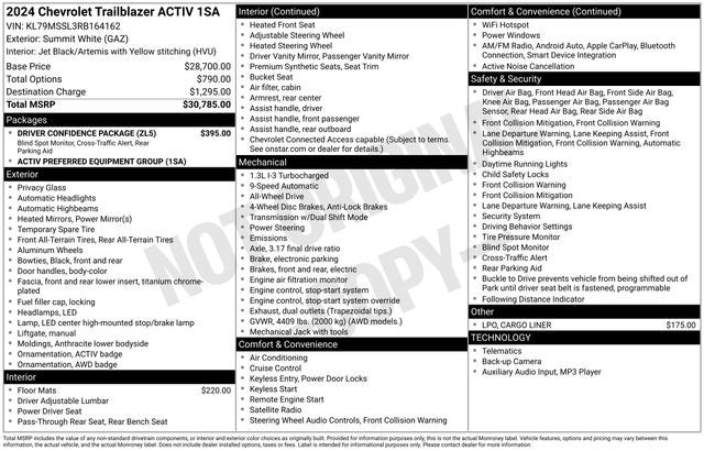 2024 Chevrolet TrailBlazer ACTIV