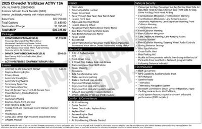 2025 Chevrolet Trailblazer ACTIV