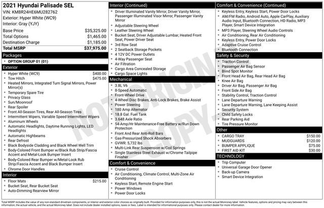 2021 Hyundai Palisade SEL