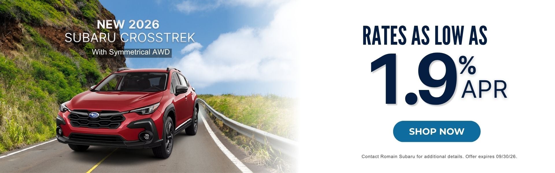 2026 Subaru Crosstrek Offer