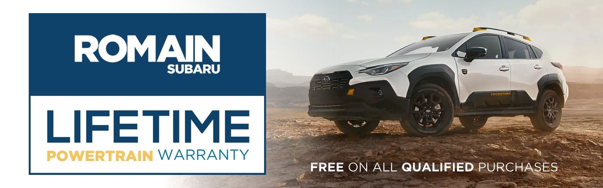 Free Lifetime Powertrain Warranty